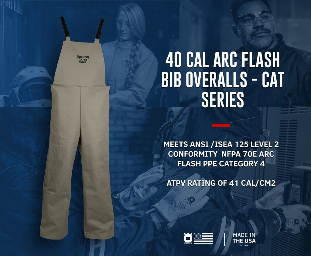 40 Cal CAT™ Arc Flash Bib Overalls